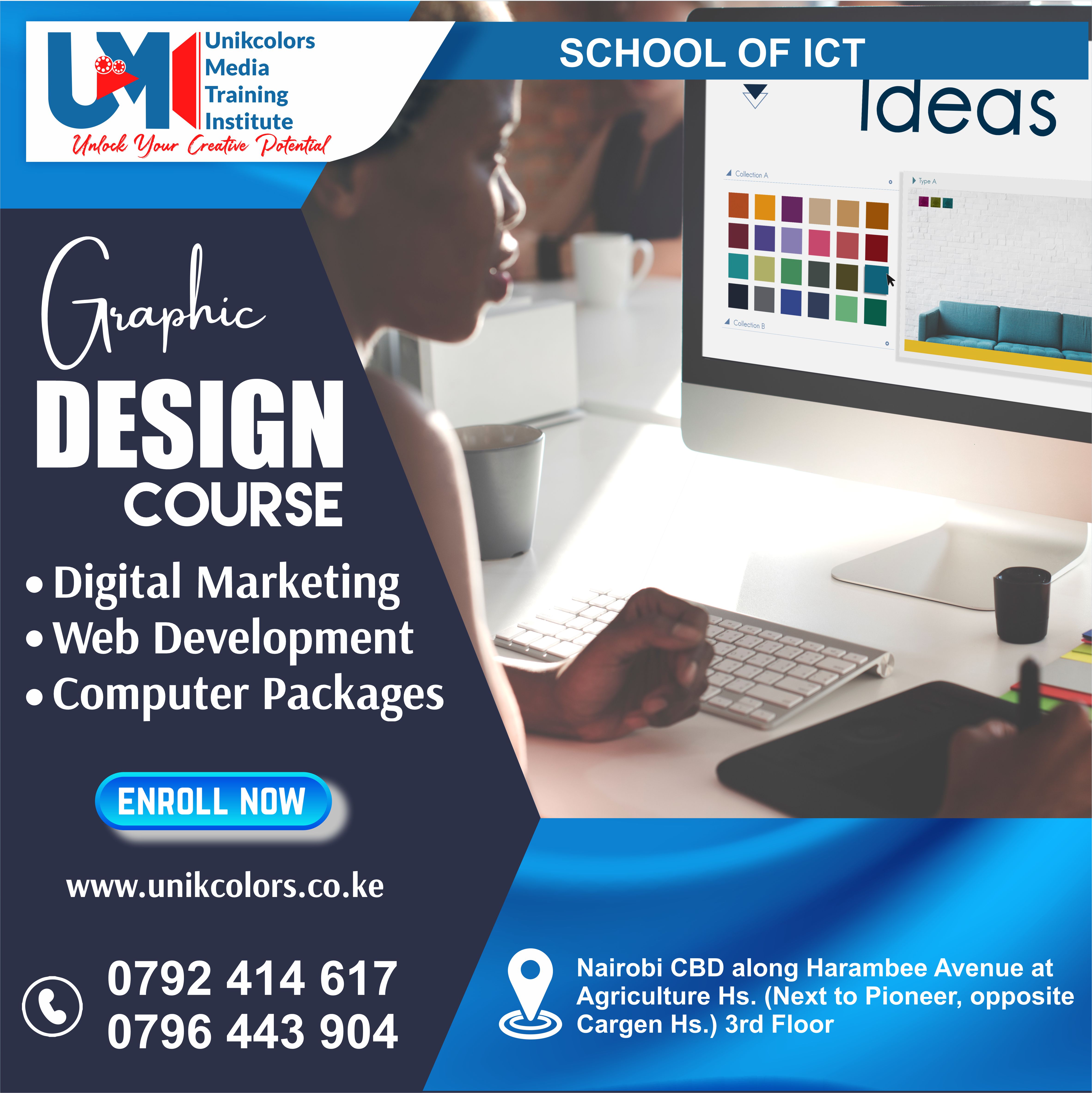 COMPUTER COURSES - DIGITAL MARKETING | GRAPHIC DESIGN | WEB DEVELOPMENT | COMPUTER PACKAGES COURSE